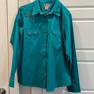 Wrangler Pearl snap